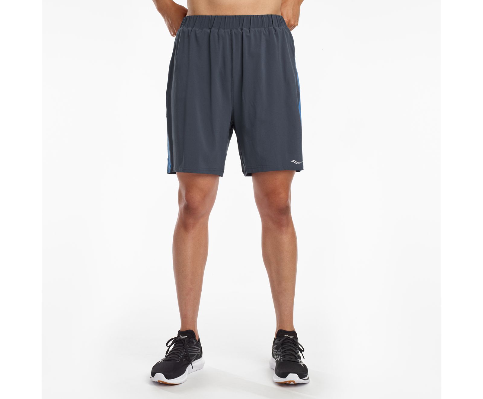 Saucony Outpace 7" Shorts Herr Blå | Sverige 246YXF